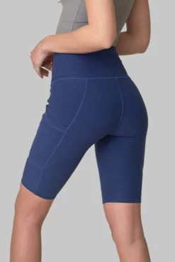Wolven Recycled Bike Short With Pockets - Indigo Activewear + Athleisure 21 Wolven Recycled Bike Short With Pockets - Indigo Activewear + Athleisure