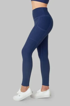 Wolven Recycled Legging With Pockets - Indigo Activewear + Athleisure
