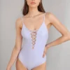 Wolven Reversible Ranger Recycled One Piece Swimsuit - Jasmine