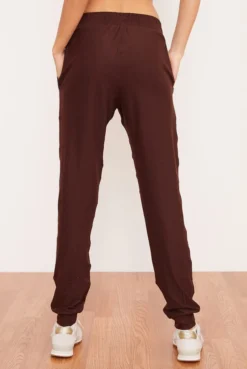 Wolven Activewear + Athleisure Recycled Joggers - Chai