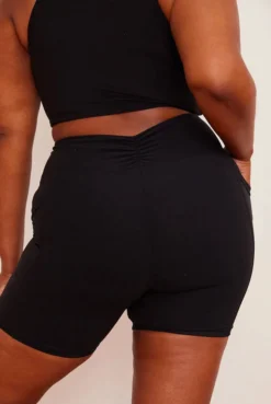 Wolven Recycled Midi Bike Short - Onyx