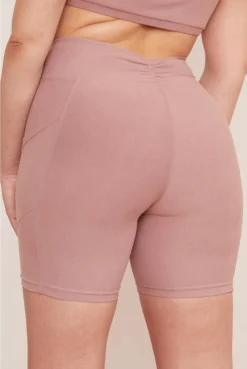 Wolven Recycled Midi Bike Short - Salt