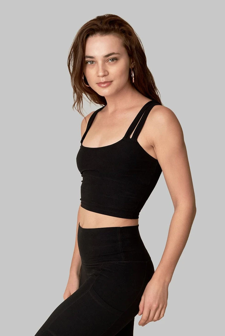 Wolven Double Cross Recycled Top - Onyx Activewear + Athleisure 5 Wolven Double Cross Recycled Top - Onyx Activewear + Athleisure