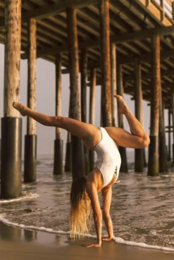 Wolven Reversible Tie-Back Recycled One Piece Swimsuit - Onyx Best Sellers 16 Wolven Reversible Tie-Back Recycled One Piece Swimsuit - Onyx Best Sellers