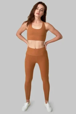 Wolven Recycled Legging With Pockets- Turmeric Best Sellers