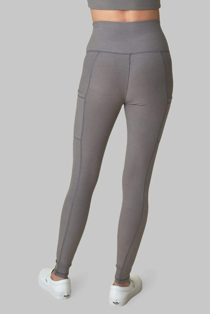Wolven Best Sellers Recycled Legging With Pockets - Wolf Gray 12 Wolven Best Sellers Recycled Legging With Pockets - Wolf Gray