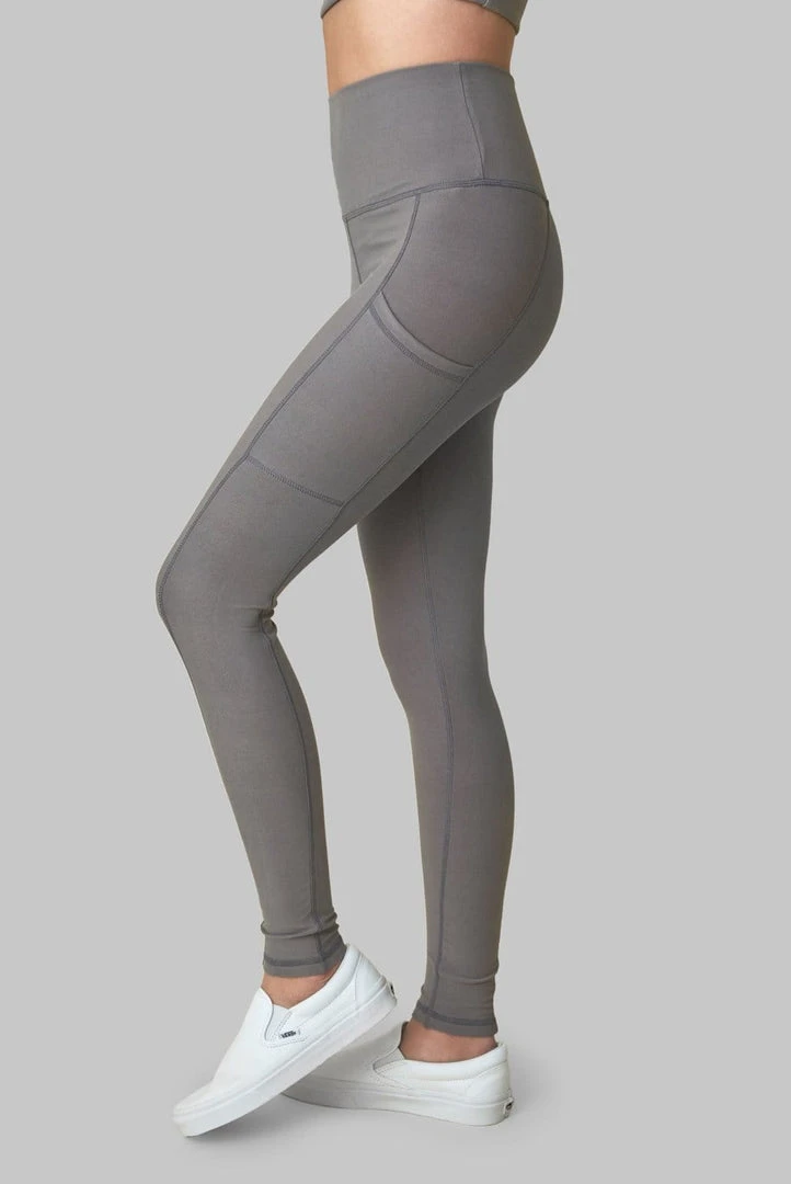 Wolven Best Sellers Recycled Legging With Pockets - Wolf Gray 11 Wolven Best Sellers Recycled Legging With Pockets - Wolf Gray