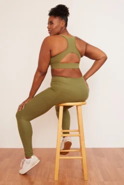 Wolven Recycled Racerback Bra - Eucalyptus Activewear + Athleisure 9 Wolven Recycled Racerback Bra - Eucalyptus Activewear + Athleisure