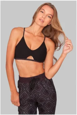 Wolven Crisscross Recycled Bra - Summit