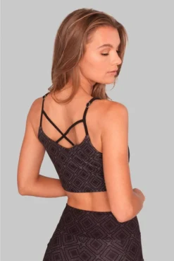 Wolven Crisscross Four-Way Recycled Top - Summit