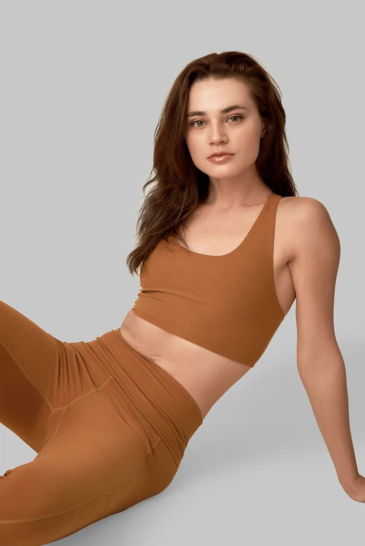 Wolven Best Sellers Recycled Yoga Top - Turmeric 9 Wolven Best Sellers Recycled Yoga Top - Turmeric