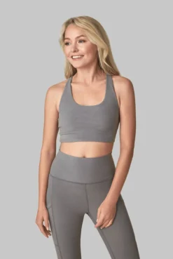 Wolven Activewear + Athleisure Recycled Yoga Top - Wolf Gray 12 Wolven Activewear + Athleisure Recycled Yoga Top - Wolf Gray