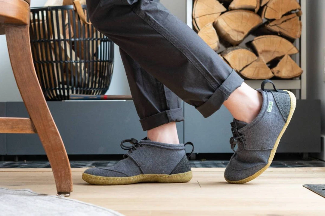 Kyrgies Handcrafted Women's Walkabout Wool Lace-Up Slippers 4 Kyrgies Handcrafted Women's Walkabout Wool Lace-Up Slippers