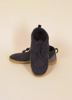 Kyrgies Handcrafted Women's Walkabout Wool Lace-Up Slippers 15 Kyrgies Handcrafted Women's Walkabout Wool Lace-Up Slippers