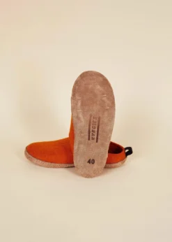 Kyrgies Best Sellers Women's Wool Slipper Slides - Orange