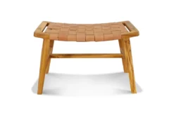 Masaya & Co. Masaya Leather Ottoman Best Sellers