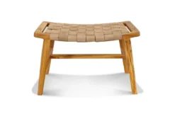 Masaya & Co. Masaya Leather Ottoman Best Sellers