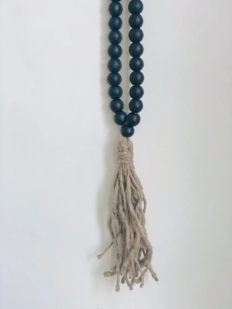 Ceremonia Wooden Beaded Tassel 7 Ceremonia Wooden Beaded Tassel