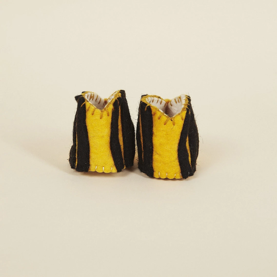 Silk Road Bazaar Wool Baby Booties - Bumblebee Kids' + Baby 6 Silk Road Bazaar Wool Baby Booties - Bumblebee Kids' + Baby