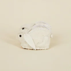 Silk Road Bazaar Wool Baby Booties - Bunny