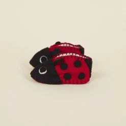 Silk Road Bazaar Wool Baby Booties - Ladybug Kids' + Baby