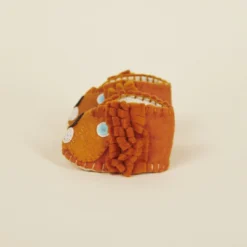 Silk Road Bazaar Wool Baby Booties - Lion Kids' + Baby