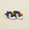 Silk Road Bazaar Wool Baby Booties - Penguin Best Sellers