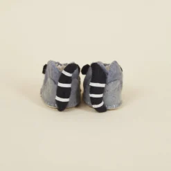 Silk Road Bazaar Kids' + Baby Wool Baby Booties - Raccoon 9 Silk Road Bazaar Kids' + Baby Wool Baby Booties - Raccoon