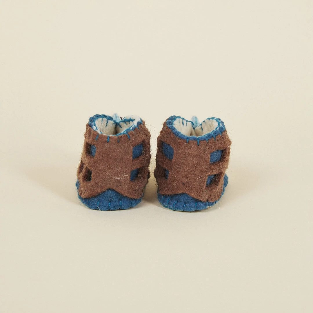 Silk Road Bazaar Wool Baby Booties - Turtle Kids' + Baby 5 Silk Road Bazaar Wool Baby Booties - Turtle Kids' + Baby