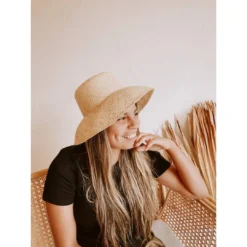 Village Thrive Accessories Woven Bucket Hat