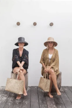 Village Thrive Accessories Woven Bucket Hat