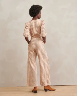 WVN Clothing Amber Gingham Jumpsuit