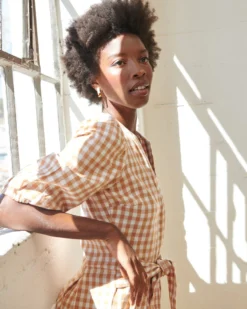 WVN Clothing Amber Gingham Jumpsuit