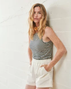 WVN Clothing Boxy Striped Tank Top