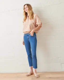 WVN Luca Gingham Top Clothing