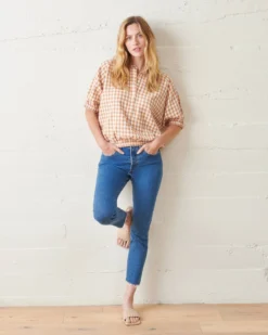 WVN Luca Gingham Top Clothing