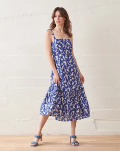 WVN Bluing Wave Montauk Dress Clothing