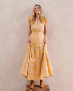WVN Clothing Starla Marigold Dress