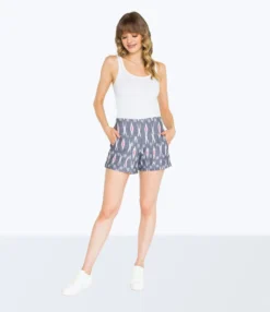 Passion Lilie Clothing XO Gray Ikat Shorts