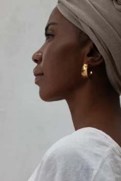 Yewo Tazara Recycled Hoop Earrings