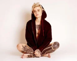 ONE432 Zalzala Upcycled Unisex Zip Hoodie Clothing