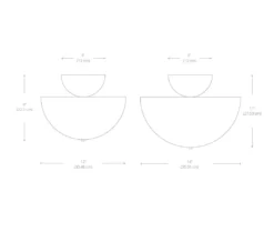 Dounia Home Zana Semi Flush Mount Ceiling Light