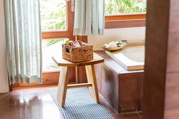 Masaya & Co. Handcrafted Zapatera Teak Shower Stool 4 Masaya & Co. Handcrafted Zapatera Teak Shower Stool