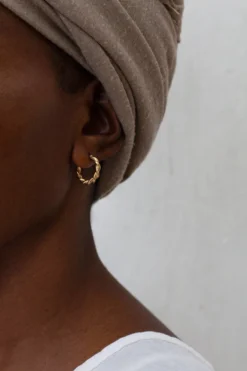 Yewo Jewelry Zinga Recycled Hoop Earrings