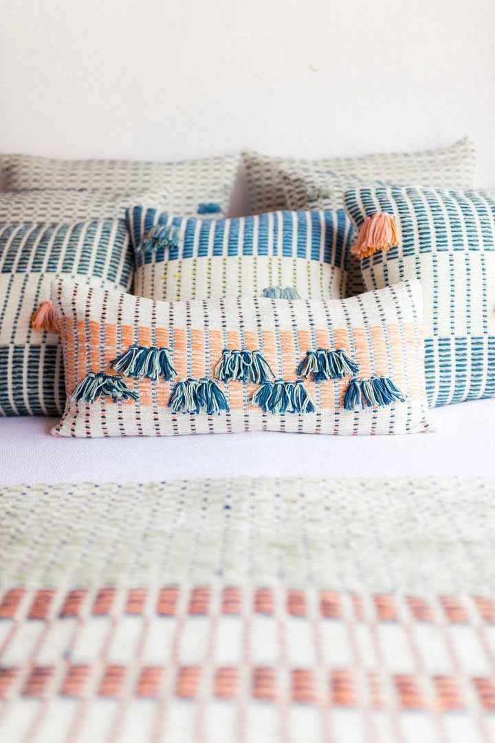 Zuahaza Barichara Lumbar Pillow Cover - Apricot 4 Zuahaza Barichara Lumbar Pillow Cover - Apricot