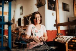 Zuahaza Home Goods Charalá Blanket - Apricot