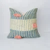 Zuahaza Salento Throw Pillow Cover - Indigo + Apricot 2 Zuahaza Salento Throw Pillow Cover - Indigo + Apricot